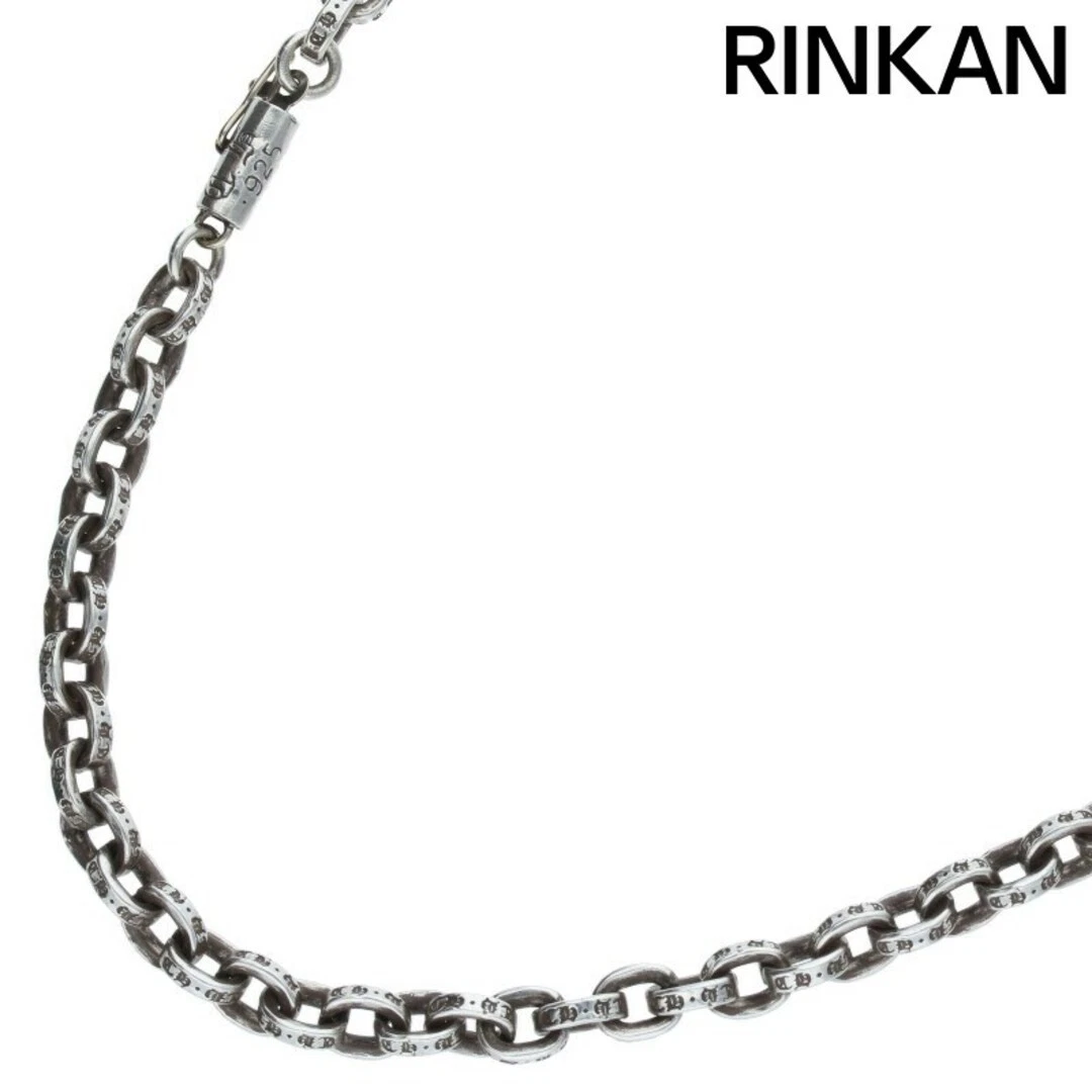 CHROME HEARTS Collana uomo argento 20 20 pollici cuori cromati CATENA CARTA usata babcc164243ad537a