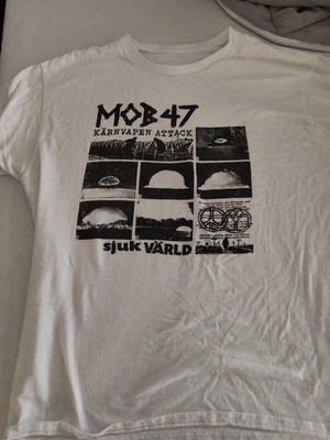 Mob 47 Shirt, HC Punk, Anti Cimex, Shitlickers, Avskum, Chaos UK, The Exploited