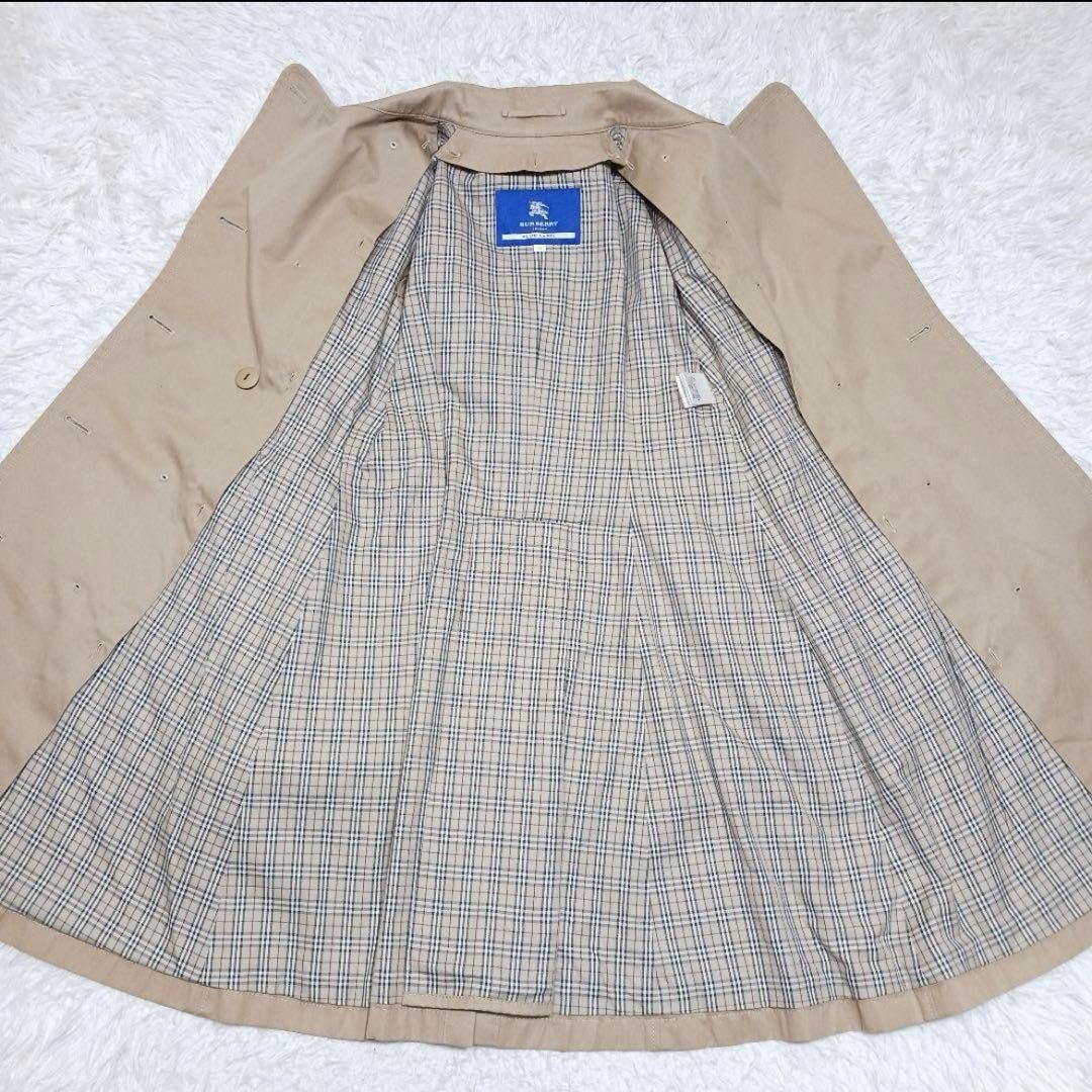 Vintage Burberry Blue Label Trench Coat Nova Check US S Japan thumbnail 7