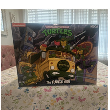 NECA Nickelodeon TMNT Turtle Van Playset Vehicle MINT