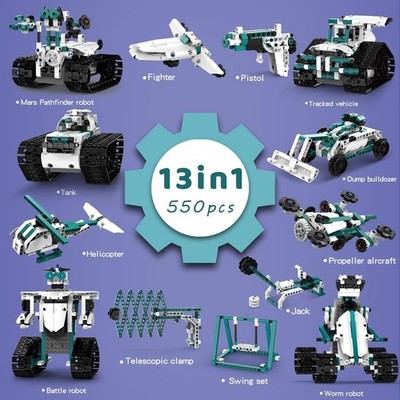 13 in 1 Remote Control Building Blocks Set STEM Educational Toy Kid Gift