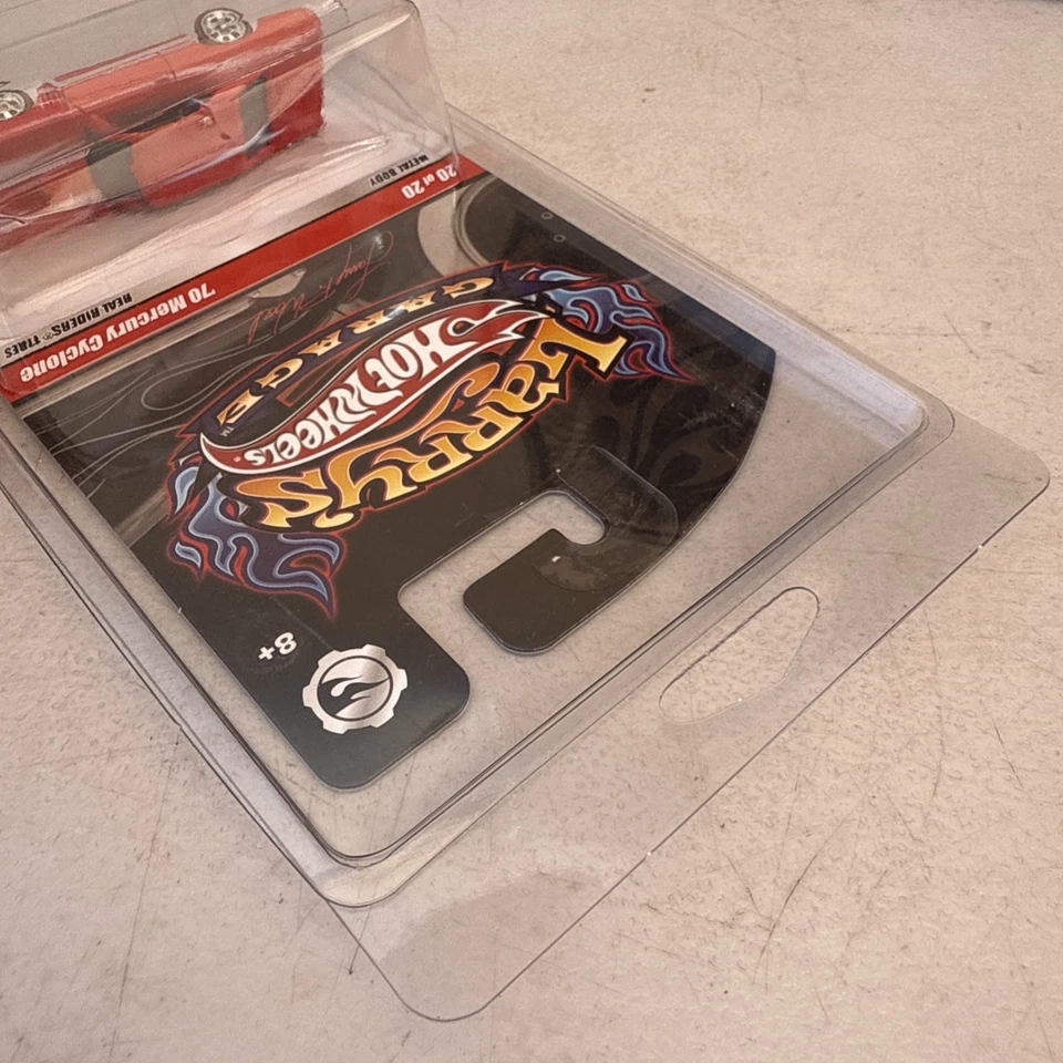 Hot Wheels Larry’s Garage Red 70 Mercury Cyclone 2008 con Real Riders 20/20 Foto 4 de 4