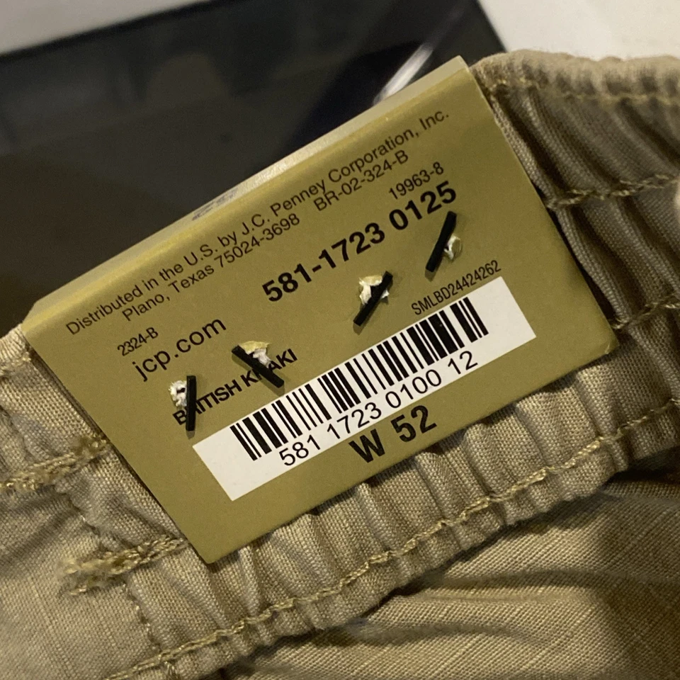 Pantalones Cortos FOUNDRY Para Hombre 52 Cómodos Elastizados Caqui Carga Ripstop Beige Nuevos con Etiquetas $50.00 E5 Foto 3 de 4