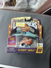 CarTuned 63 Chevy Impala 03 Orange Series 1 Lowriders LED Glow Lowriders 1/64  