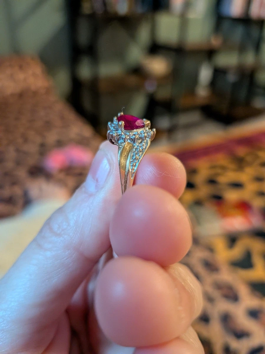 Lab-Created Ruby Fine Rings for sale | eBay