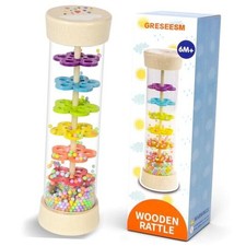 Rain Stick, Montessori Baby Toys for 6-12 Months 1 Year Old, Baby Classic