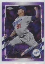 2021 Topps Chrome Update Sapphire Edition Purple 5/10 Victor Gonzalez #US76 vs5