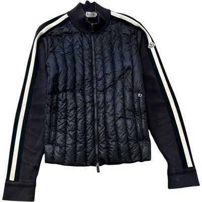 Moncler Herren Maglia Tricot Strickjacke Jacke Schwarz Größe 2 / M