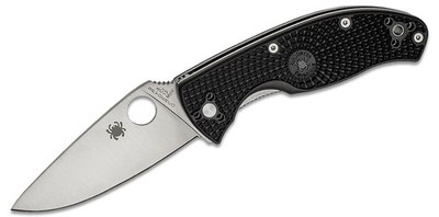 Spyderco Tenacious | Black FRN / Satin 3.39'' Blade - C122PBK *NEW*