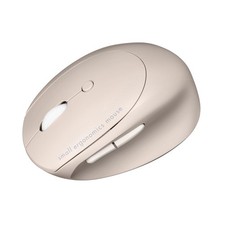 Quiet Bluetooth Compact Ergonomic Mouse, 5 Buttons, Beige, MAEBBS522BG