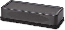 Lorell Dry-Erase Board Eraser, 2-3/16 by 5-3/16 by 1-5/16-Inch, Black