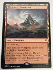 The Lonely Mountain [Borderless Foil] #284 Prices | Magic The