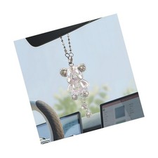 Bling Car Hanging Ornament, Cute Crystal Bear Lucky Vehicle Rear View Mirror ...