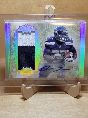 2012 Topps Five Star Career - #182 Rookie Card Patch Autograph Robert Turbin /25