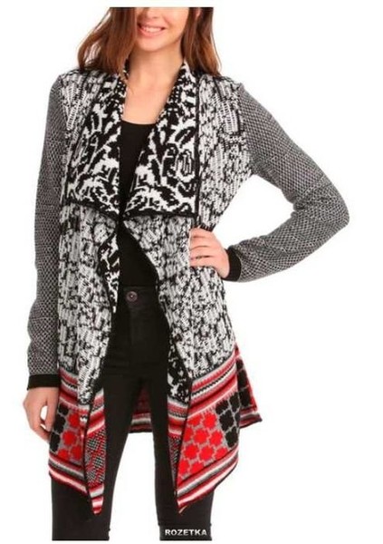 Women Desigual Sweater Black Knit 36