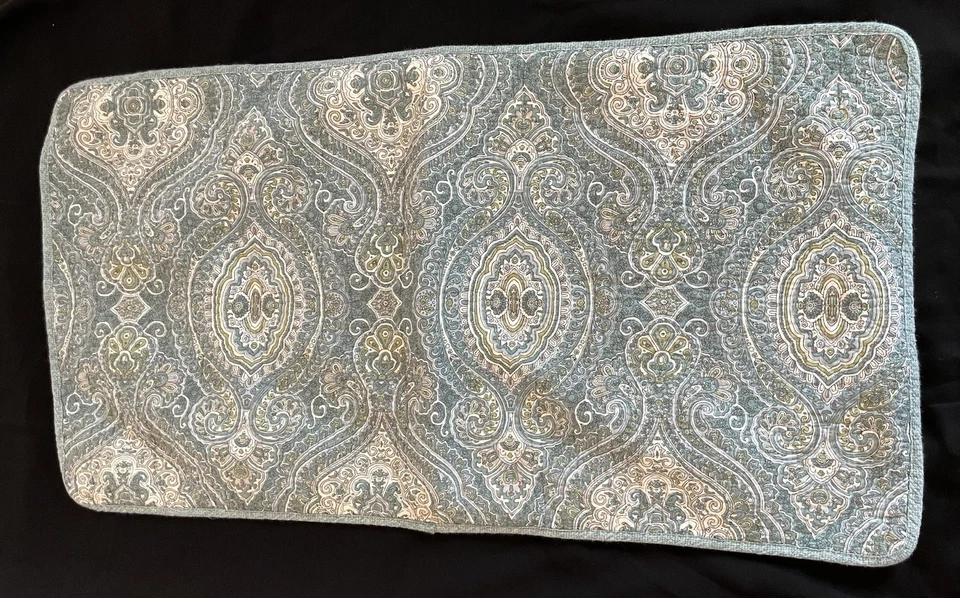 Tommy Bahama King наволочки синий выстеганный медальон пейсли печати набор из 2 - Изображение 4 из 4