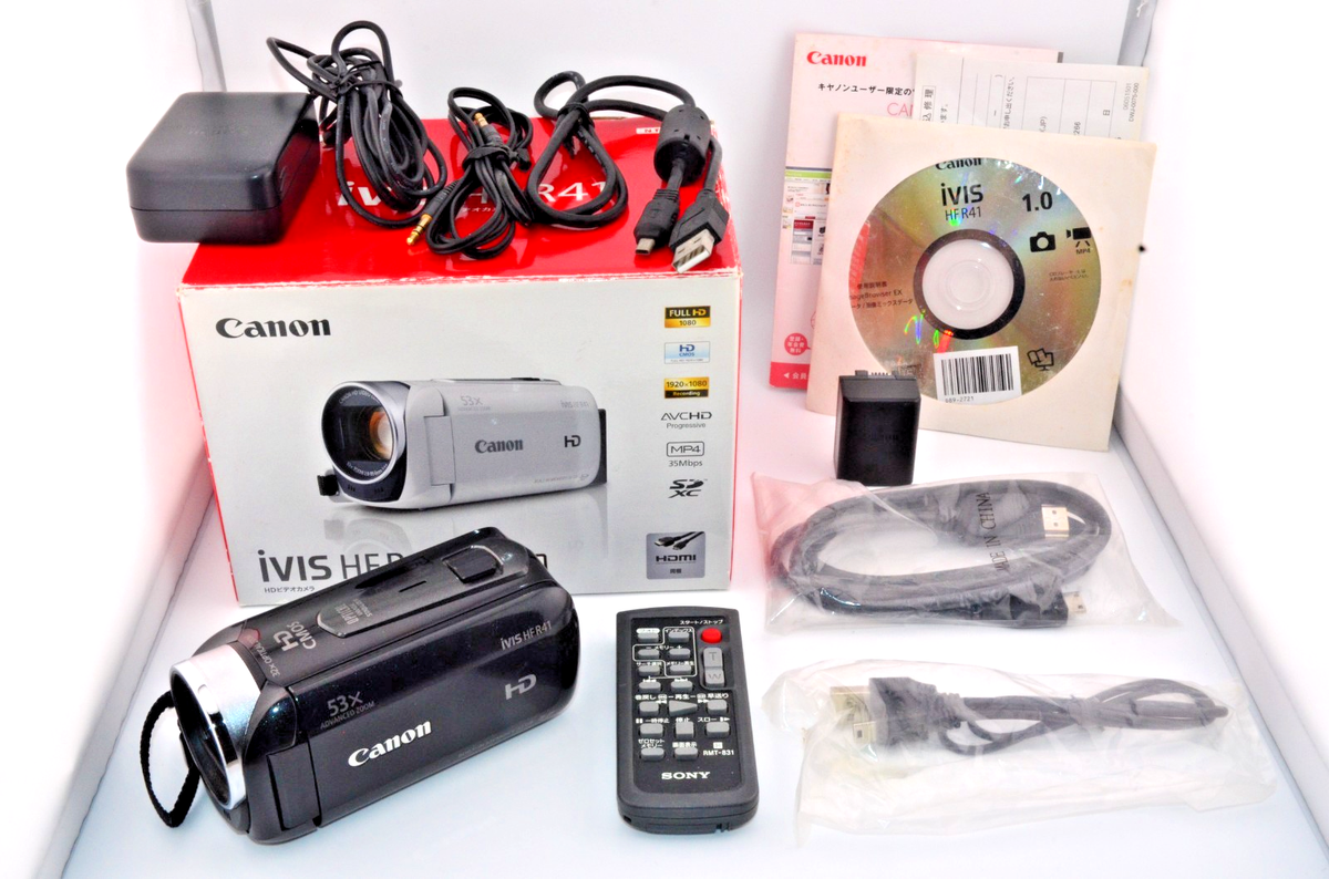 Canon　iVIS HF R41 Canon VIXIA HF R41 / iVIS HF R41 Camcorder 32GB Tested Working