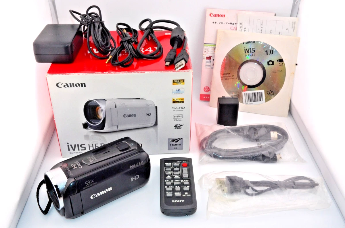 Canon VIXIA HF R41 / iVIS HF R41 Camcorder 32GB Tested Working