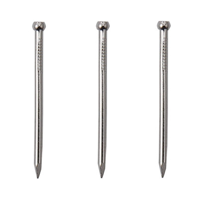600pcs Hardware Nails, 1'' × 17 Ga Nickel Plated Hanging Nails, Wall Nails for H