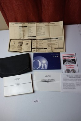 2007 Chevy Chevrolet Equinox Owners Manual Information Book Booklet w/ Case