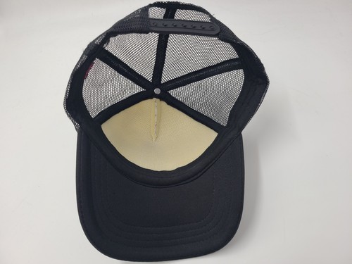 Youth Volcom Paint Splatter Mesh Trucker Snapback Hat Cap Boy Girl White Black - Picture 9 of 11