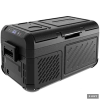 EUHOMY Coolers Refrigerators 12 Volt Refrigerator Portable Car Fridge 12V Black