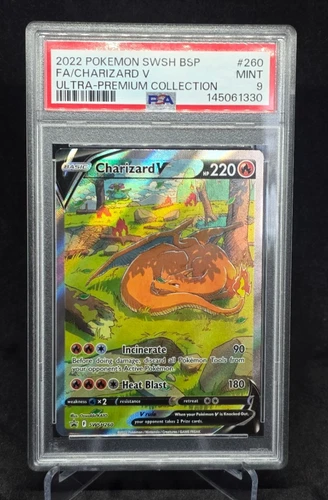 2022 Pokémon SWSH BSP FA / Charizard V #260 - Ultra Premium Collection - PSA 9