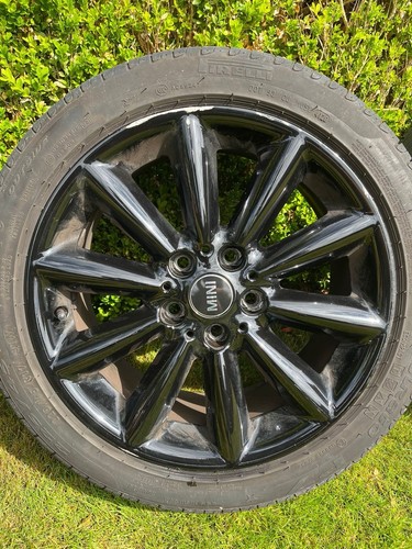 Mini Cooper Genuine Black Alloys 17’ Wheels And Tyres - Picture 2 of 8