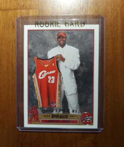 Topps 2003-04 LeBron James Rookie Draft Pick #221 Cleveland Cavaliers