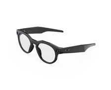 Oakley Meta HSTN - with Meta AI, Audio, Photo, Video Compatibility - Black, Clea