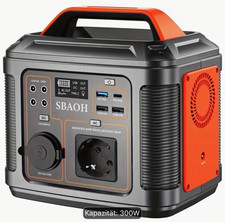SBAOH P302 300W Powerstation Li-Ion Akku 230V AC/USB/Auto tragbar Camping