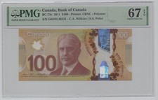 Canada, 2011, 100 Dollars – PMG 67     See instructions 
