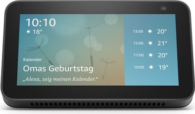 Amazonon Echo Show 5 (2. Generation) | HD-Smart Display mit Alexa und Kamera