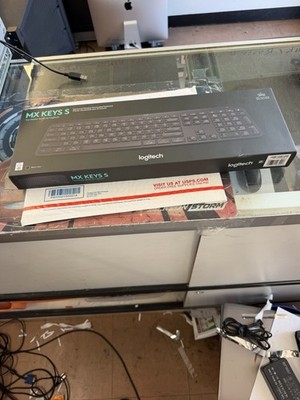 Logitech MX Keys S Full-Size Bluetooth Wireless Keyboard Black Brand New Sealed