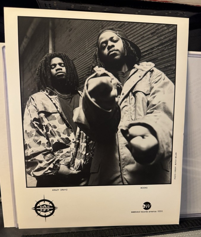 2 Das EFX Krazy Drayz & Books Original vintage promo press photo early 90’s