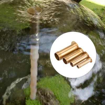 Brass Fountain Nozzle Bell Shape for Outdoor Pond Water Feature Display
