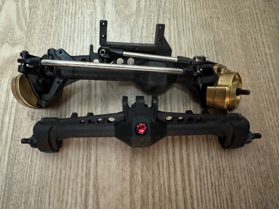 Vanquish F10 Portals Heavy Brass Over/Under Gears HardcoreRC Ti Links - Image 3 of 4