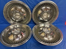 Vintage Set Of 4 197476 Chrysler 15 Hubcaps New Yorker Brougham Newport Custom Vintage Set Of 4 197476 Chrysler 15 Hubcaps New Yorker Brougham Newport Custom