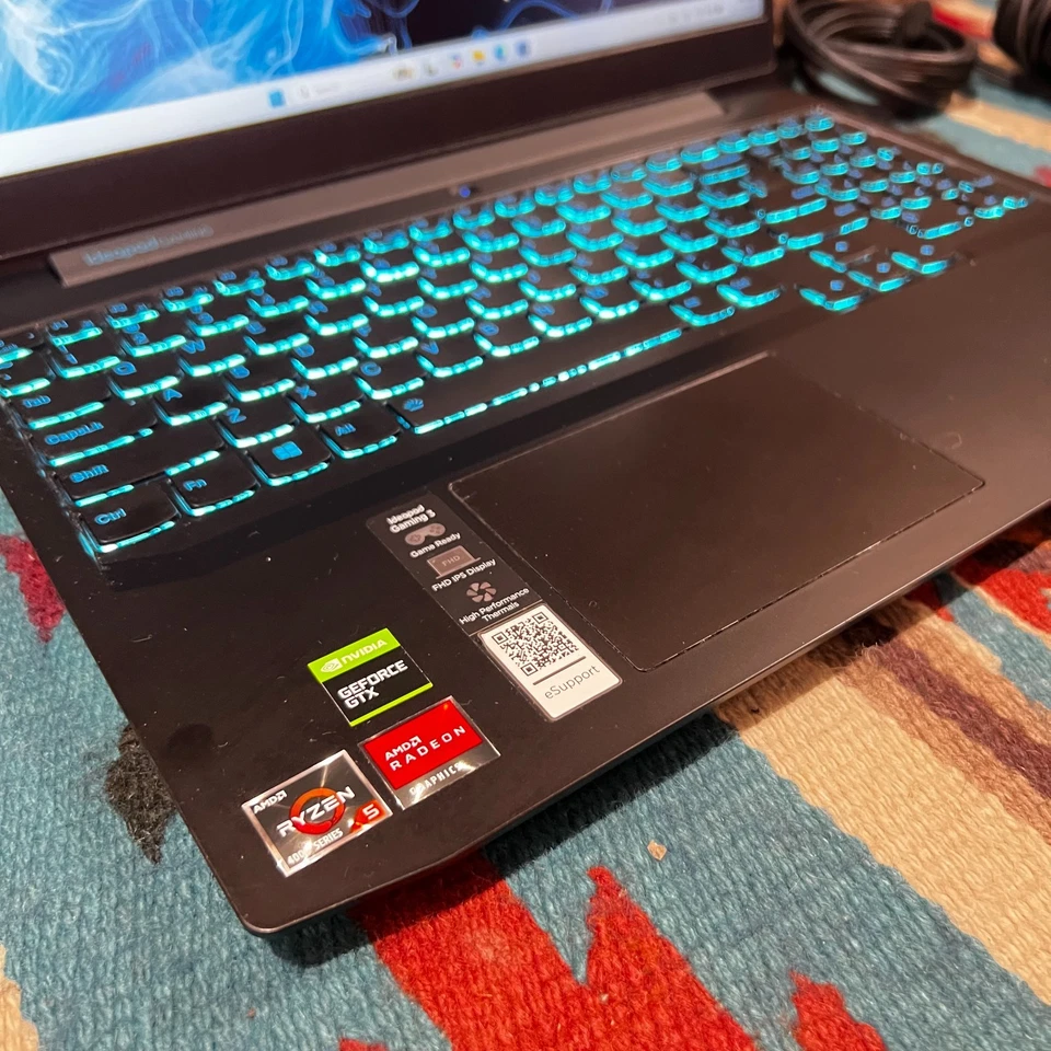 Lenovo IdeaPad Gaming 3 120hz Win11 Laptop! Ryzen 5 4600H GTX1650ti 16GB 512SSD - Image 3 of 4