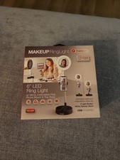 Makeup Ring Light with Mirror and Phone Mount