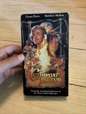 Cutthroat Island (VHS, 1996) Geena Davis Matthew Modine