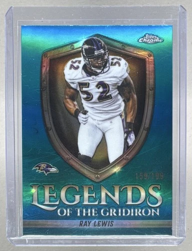 2025 Topps Chrome Ray Lewis Aqua Refractor (RAW)