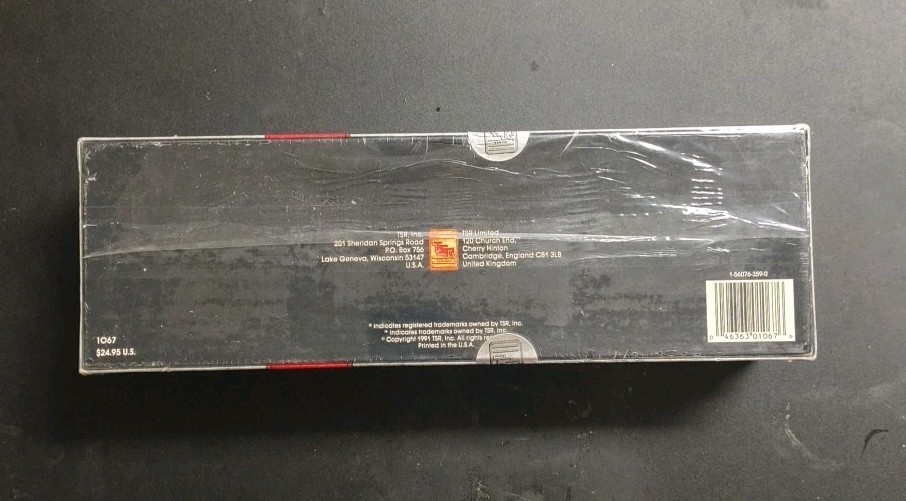 1991 TSR Advanced Dungeons Dragons Trading Cards Factory Set for