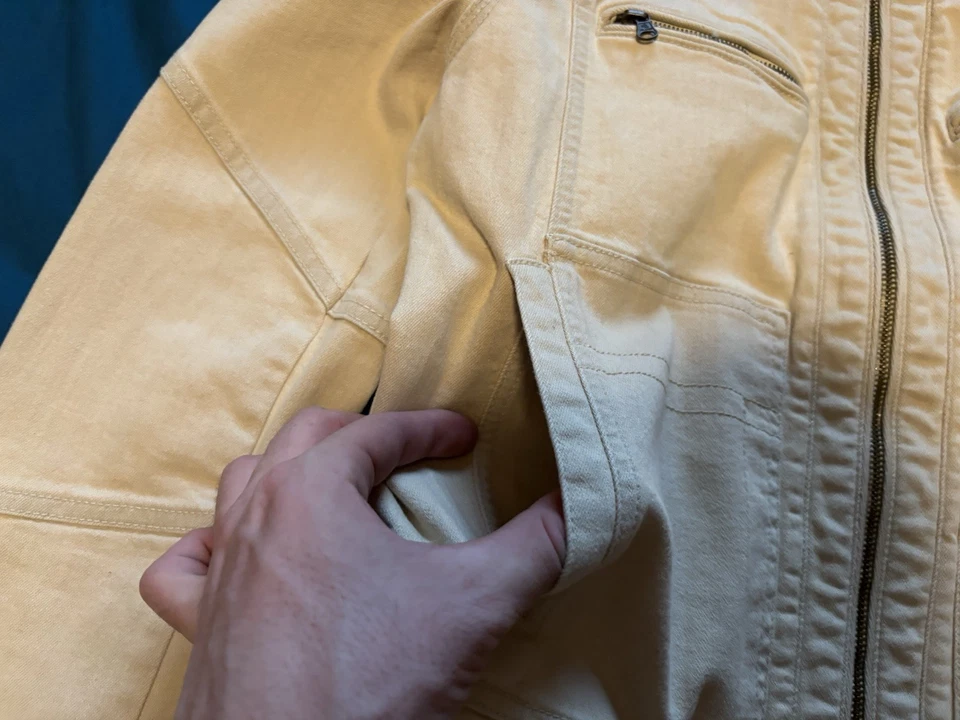 Abrigo Chaqueta Vaquera Lauren Ralph Lauren Cremallera Completa Caqui Mujer Medio Tostado Desierto Foto 2 de 4