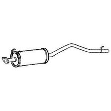 Klarius Tail Pipe With Back Box for Daihatsu Hijet CB41 1.0 1992-1998 DU63W