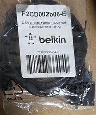 Belkin F2CD002B06-E Displayport to DVI Cable - 6Ft Black