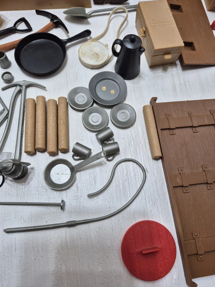 De colección Gabriel El Llanero Solitario Pradera Vagón Caja 4 en 1 1975 Lotes Piezas Accesorios Foto 4 de 4