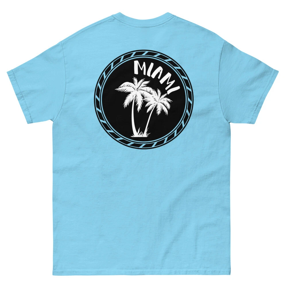 Miami palm top tree shirt