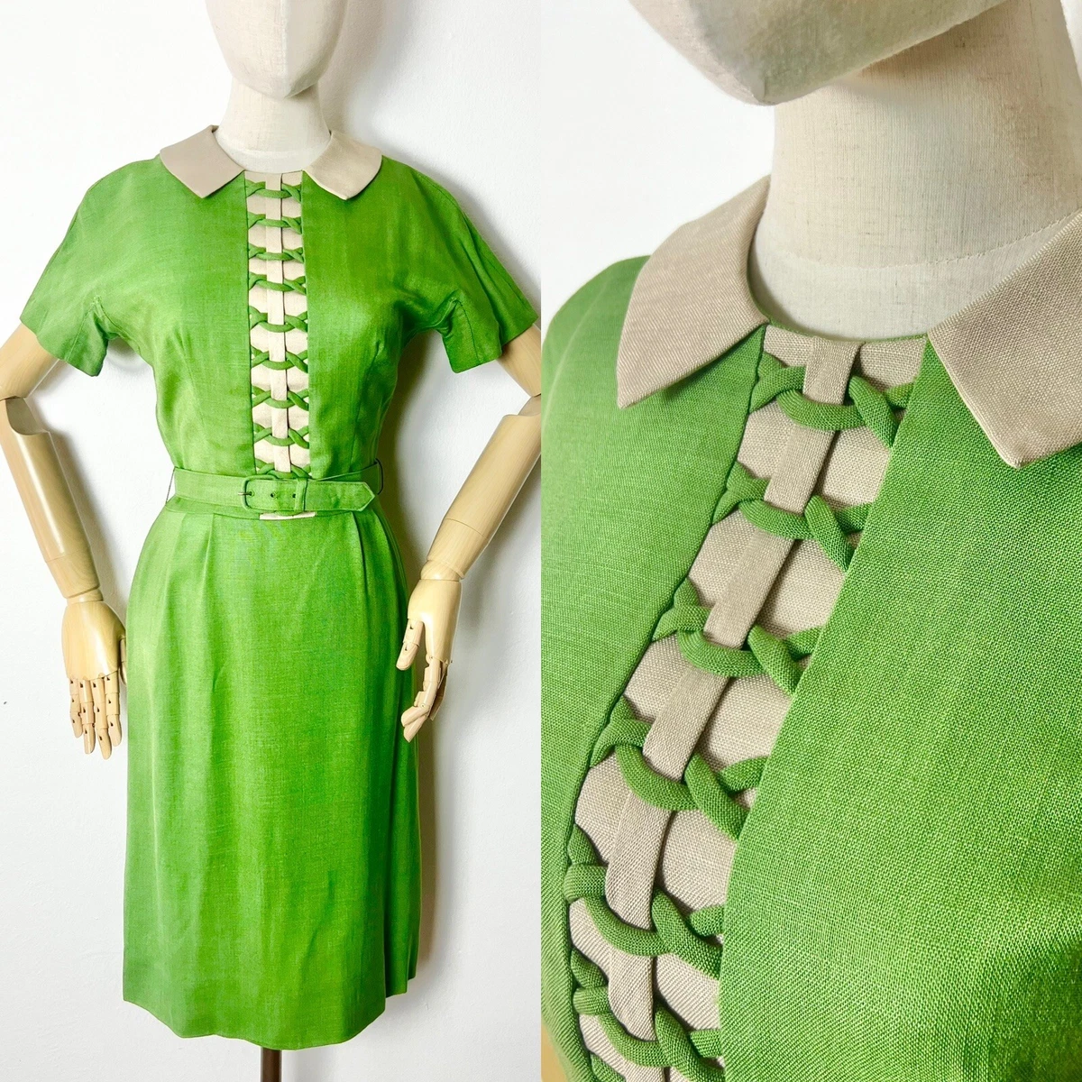 slim fit dress slacks 1950s inspired sparkle swing dress in emerald green – La Novale Atelier