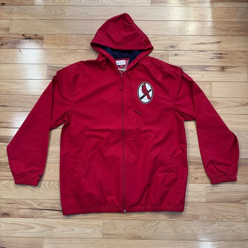Men Mitchell & Ness Cooperstown Collection St. Louis Cardinals Red Jacket Size L - Picture 6 of 24